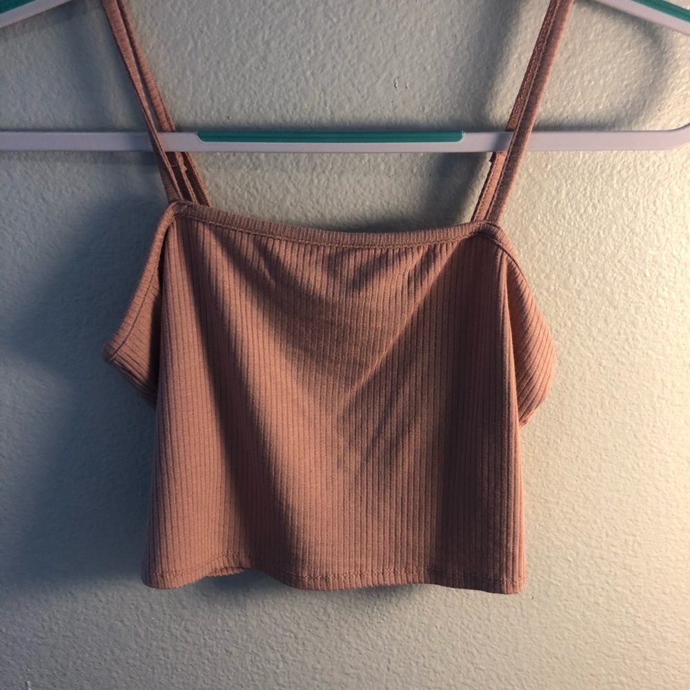 Pink crop top